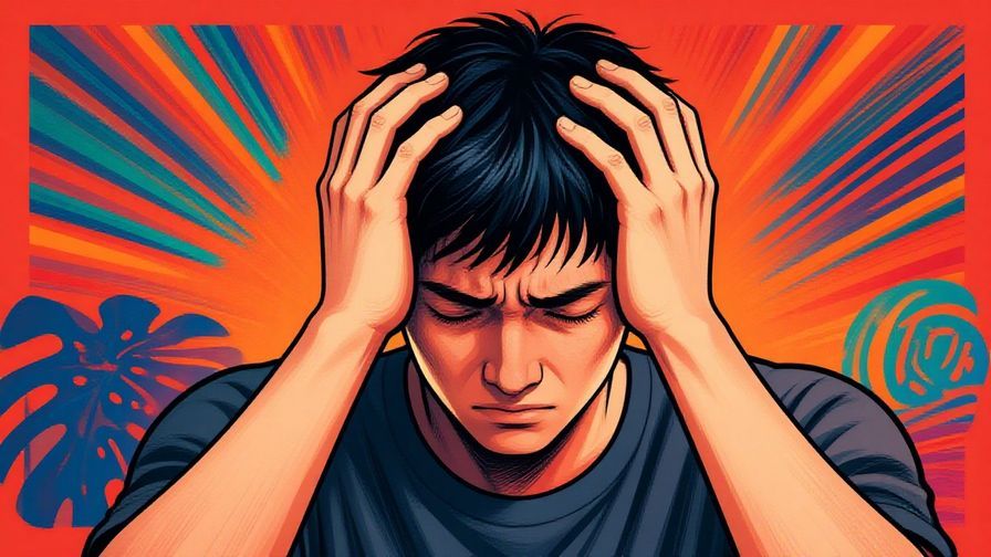 Illustration%20of%20a%20character%20clutching%20their%20head%20in%20distress%20with%20vibrant%20red%20and%20orange%20background%20suggesting%20intensity%2C%20detailed%20background%2C%20vibrant%20colors%2C%20illustrated%20style