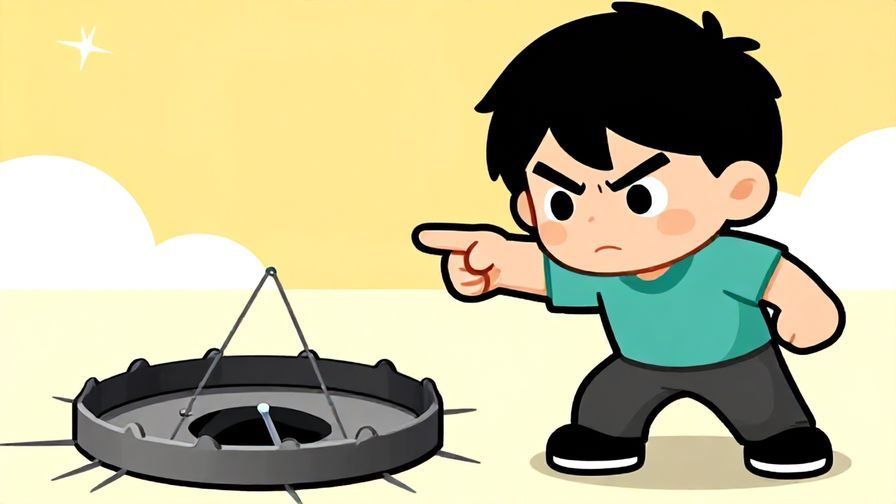 Illustration%20of%20a%20character%20pointing%20at%20an%20obvious%20trap%20with%20a%20serious%20expression%2C%20bright%20and%20colorful%20background%2C%20illustrated%20style