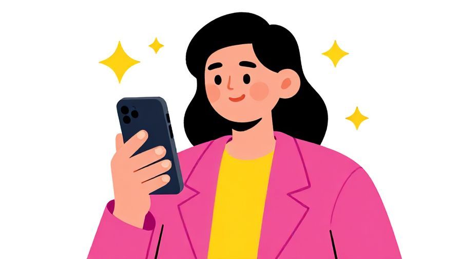 Illustration%20of%20a%20cheerful%20person%20holding%20a%20phone%20with%20sparkles%20around%20them%2C%20vibrant%20colors%2C%20illustrated%20style