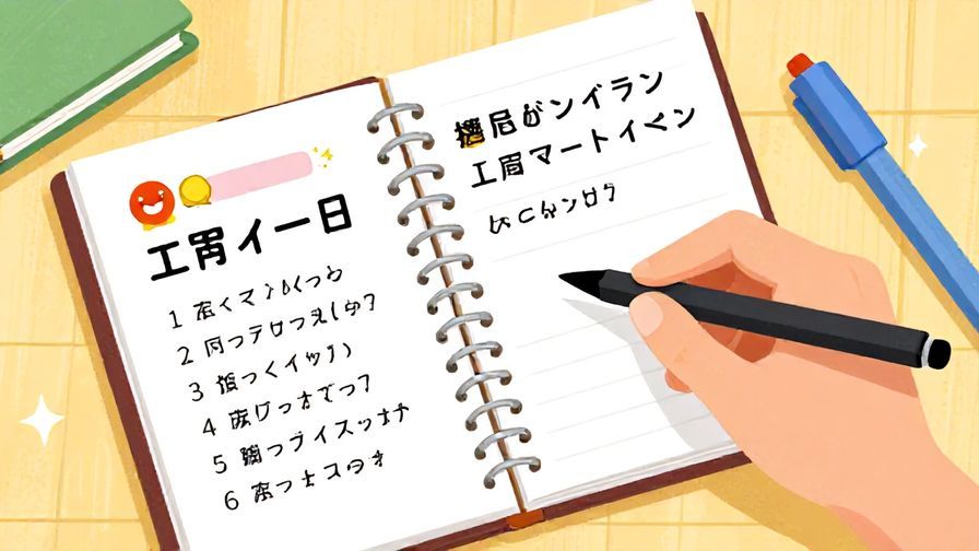 Illustration%20of%20a%20colorful%20Japanese%20language%20learning%20scene%2C%20with%20a%20notebook%2C%20pens%2C%20and%20a%20happy%20learner%20practicing%20phrases%2C%20detailed%20background%2C%20vibrant%20colors%2C%20illustrated%20style