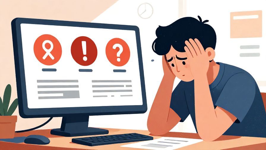 Illustration%20of%20a%20computer%20with%20error%20icons%20and%20a%20person%20holding%20their%20head%20in%20frustration%2C%20detailed%20background%2C%20vibrant%20colors%2C%20illustrated%20style