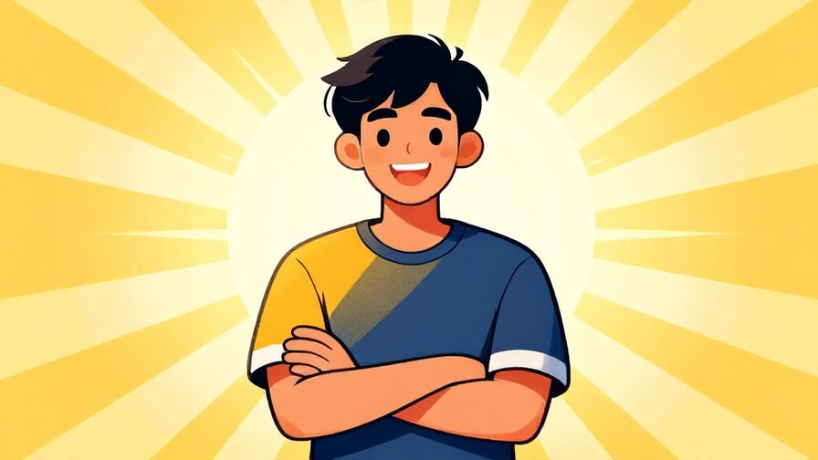 Illustration%20of%20a%20confident%20young%20person%20smiling%2C%20arms%20crossed%2C%20with%20rays%20of%20light%20behind%20them%20symbolizing%20success%20and%20victory%2C%20vibrant%20colors%2C%20illustrated%20style