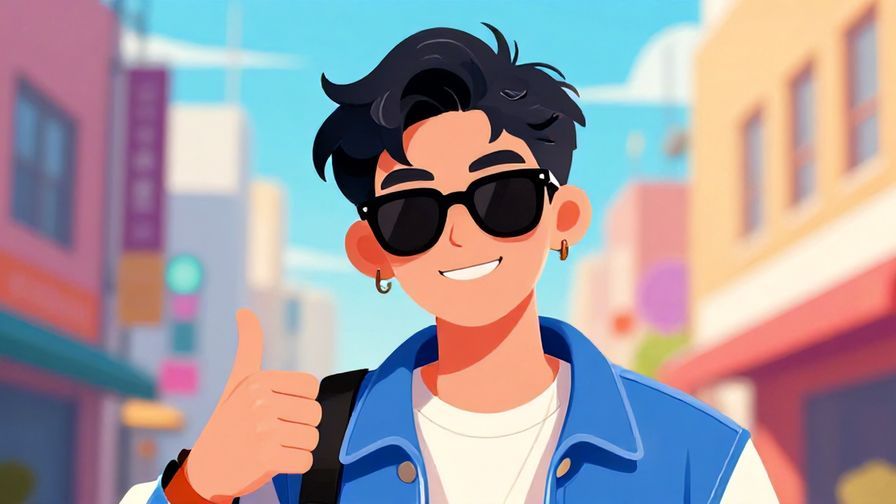 Illustration%20of%20a%20cool%20young%20person%20with%20sunglasses%20and%20a%20thumbs-up%2C%20bright%20colorful%20urban%20background%2C%20vibrant%20colors%2C%20illustrated%20style