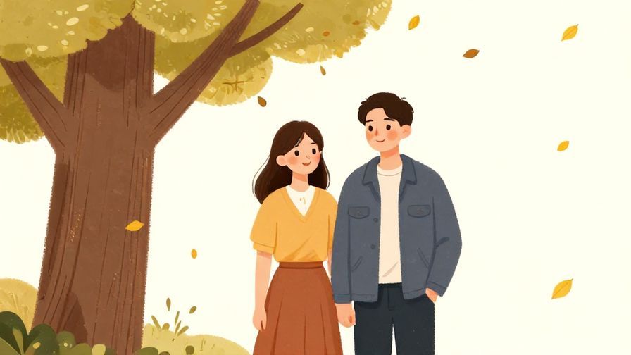 Illustration%20of%20a%20couple%20standing%20together%20under%20a%20tree%20with%20falling%20leaves%20symbolizing%20time%20and%20endurance%2C%20warm%20colors%2C%20illustrated%20style