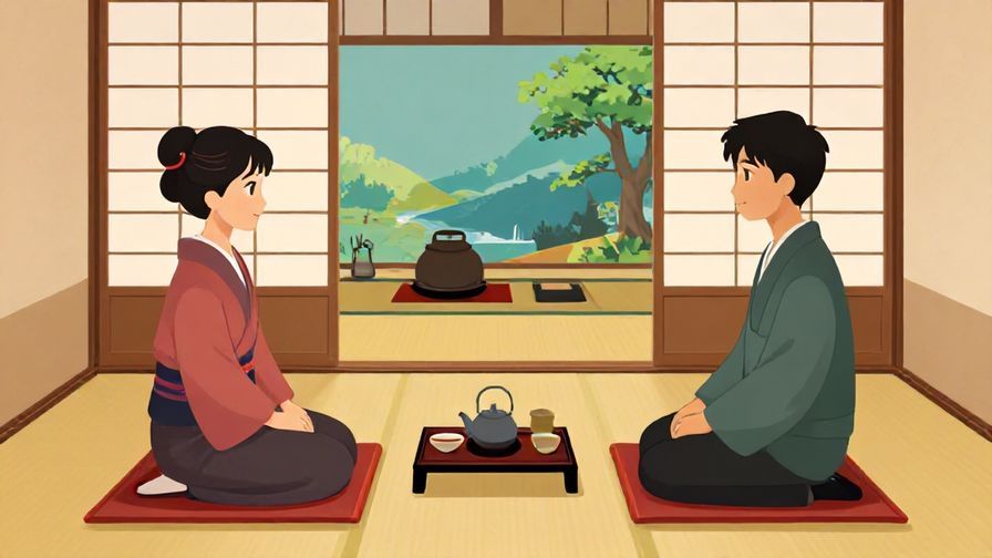 Illustration%20of%20a%20cozy%20Japanese%20tea%20room%20where%20two%20people%20sit%20slightly%20apart%20with%20visible%20space%20between%20them%2C%20detailed%20background%2C%20vibrant%20colors%2C%20illustrated%20style