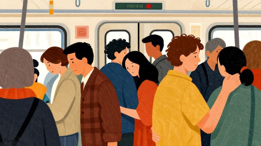 Illustration%20of%20a%20crowded%20train%20with%20people%20standing%20pressed%20together%20uncomfortably%2C%20vibrant%20colors%2C%20illustrated%20style
