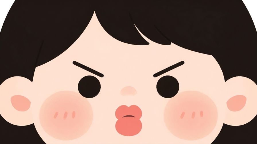 Illustration%20of%20a%20cute%20character%20with%20blushing%20cheeks%2C%20pouting%20lips%2C%20playful%20jealousy%20expression%2C%20soft%20colors%2C%20illustrated%20style