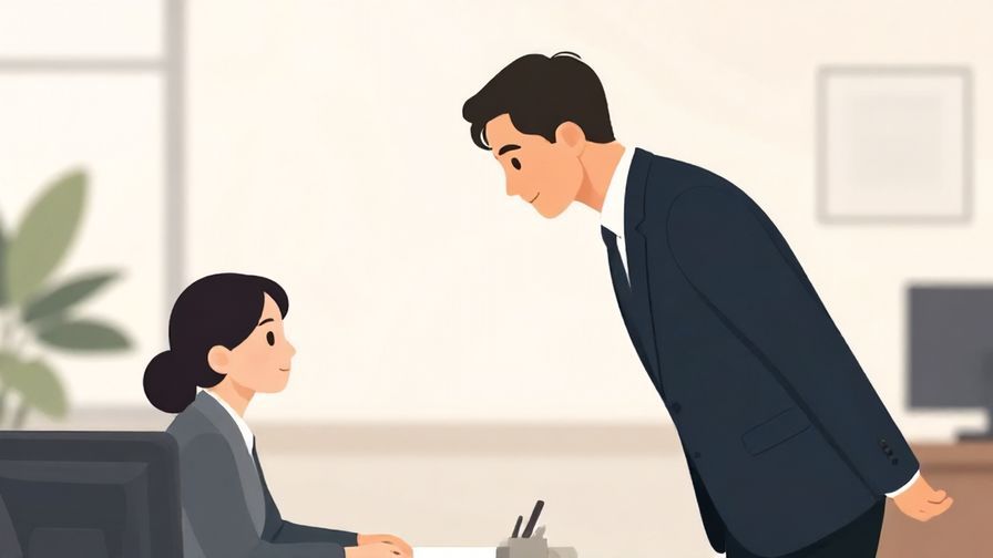 Illustration%20of%20a%20formal%20setting%20with%20a%20person%20bowing%20slightly%20while%20speaking%20to%20another%20person%2C%20calm%20office%20background%2C%20illustrated%20style