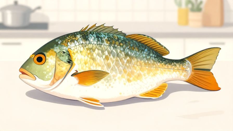 Illustration%20of%20a%20fresh%20and%20a%20slightly%20older%20sea%20bream%20fish%2C%20bright%20colors%2C%20calm%20kitchen%20background%2C%20illustrated%20style
