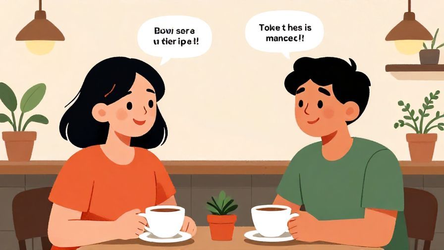 Illustration%20of%20a%20friendly%20conversation%20between%20two%20people%2C%20one%20speaking%20and%20the%20other%20listening%2C%20with%20speech%20bubbles%20indicating%20exchange%20of%20phrases%2C%20vibrant%20colors%20and%20detailed%20background%20of%20a%20cozy%20cafe%20setting