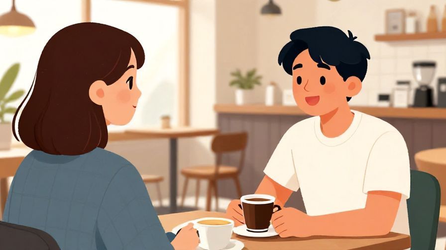 Illustration%20of%20a%20friendly%20conversation%20where%20someone%20offers%20two%20options%20and%20waits%20patiently%2C%20a%20bright%20coffee%20shop%20background%2C%20vibrant%20colors%2C%20illustrated%20style