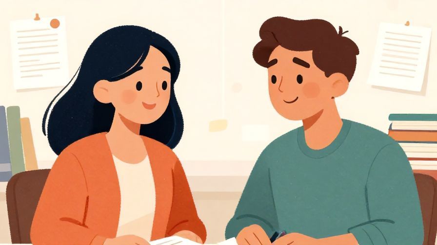 Illustration%20of%20a%20friendly%20conversation%20between%20two%20people%20smiling%20and%20nodding%20in%20agreement%2C%20with%20soft%20papers%20and%20books%20around%20to%20suggest%20learning%20and%20language%20exchange%2C%20vibrant%20colors%2C%20illustrated%20style