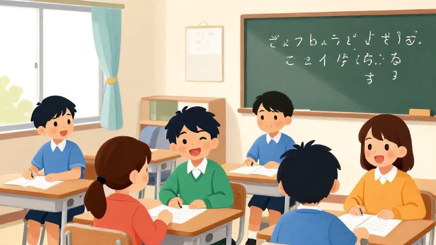 Illustration%20of%20a%20friendly%20Japanese%20classroom%20setting%2C%20with%20students%20smiling%20and%20engaged%20in%20learning%20phrases%20about%20communication.%20Bright%20colors%2C%20illustrated%20style