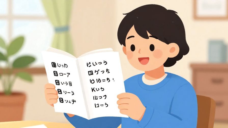 Illustration%20of%20a%20friendly%20Japanese%20language%20learner%20practicing%20phrases%20with%20a%20phrasebook%20in%20a%20cozy%20room%2C%20colorful%20background%2C%20illustrated%20style