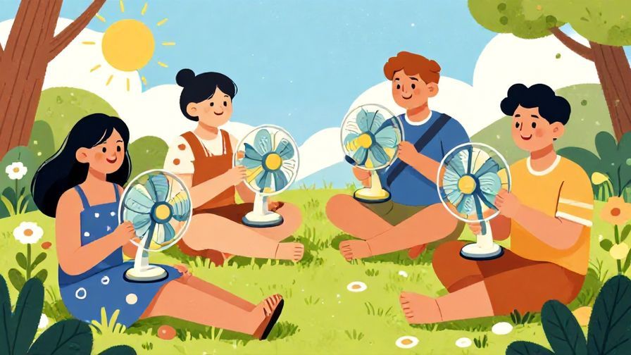Illustration%20of%20a%20friendly%20outdoor%20scene%20with%20people%20enjoying%20summer%20sunshine%20and%20fans%2C%20vibrant%20colors%2C%20illustrated%20style