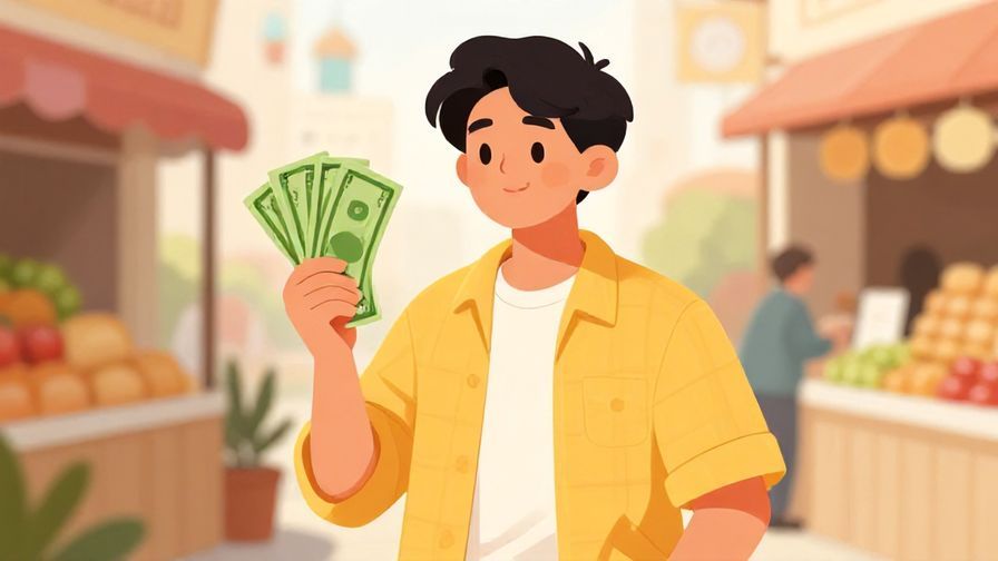 Illustration%20of%20a%20friendly%20person%20holding%20cash%20with%20a%20casual%20smile%20in%20a%20cozy%20market%20setting%2C%20bright%20colors%2C%20illustrated%20style