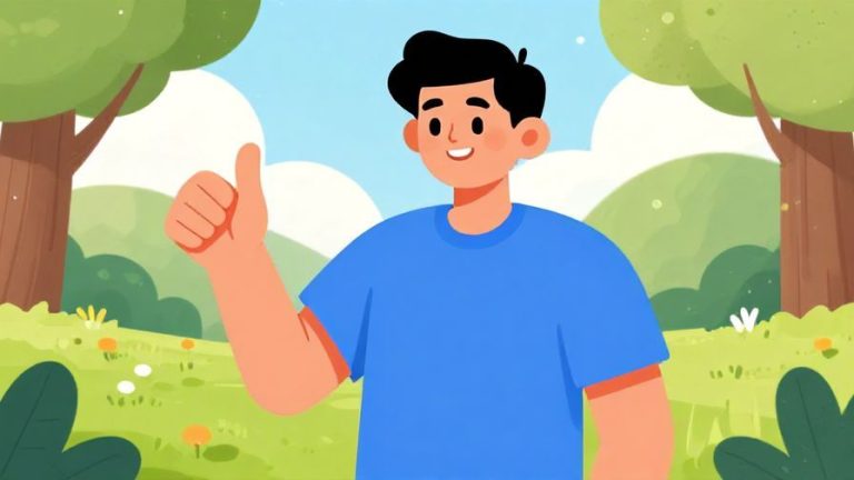Illustration%20of%20a%20friendly%20person%20offering%20a%20supportive%20smile%20and%20a%20thumbs-up%20gesture%20in%20a%20sunny%20park%20setting%2C%20vibrant%20colors%2C%20illustrated%20style