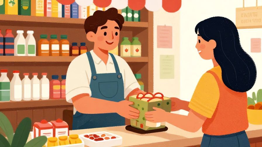 Illustration%20of%20a%20friendly%20shopkeeper%20and%20a%20smiling%20customer%20exchanging%20goods%20in%20a%20vibrant%20market%20setting%2C%20bright%20colors%2C%20illustrated%20style