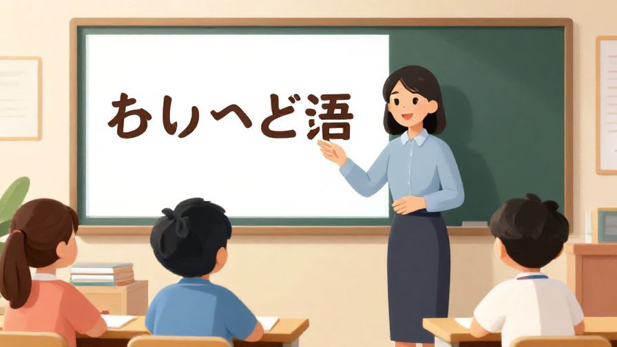 Illustration%20of%20a%20friendly%20teacher%20explaining%20Japanese%20language%20concepts%20to%20students%2C%20colorful%20classroom%20background%2C%20vibrant%20colors%2C%20illustrated%20style