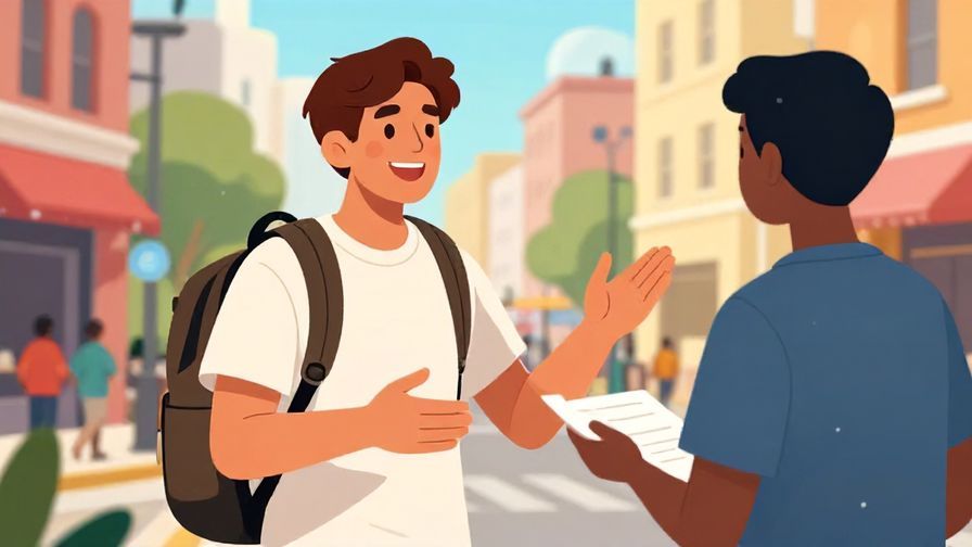 Illustration%20of%20a%20friendly%20traveler%20smiling%20and%20speaking%20with%20a%20local%20at%20a%20street%20corner%2C%20colorful%20urban%20background%2C%20bright%20colors%2C%20illustrated%20style