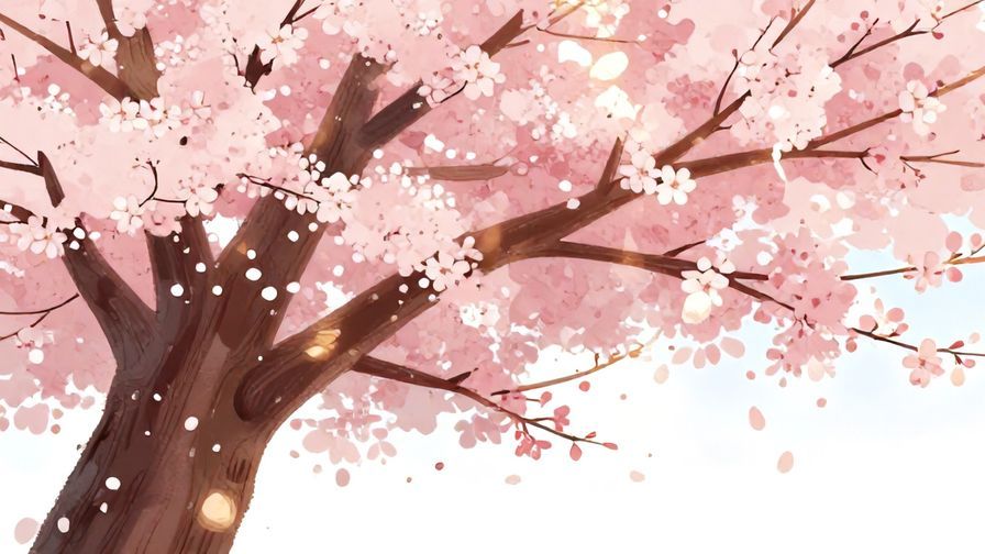 Illustration%20of%20a%20gentle%20cherry%20blossom%20tree%20with%20sunlight%20filtering%20through%20branches%2C%20symbolizing%20hope%20and%20luck%2C%20detailed%20background%2C%20vibrant%20colors%2C%20illustrated%20style