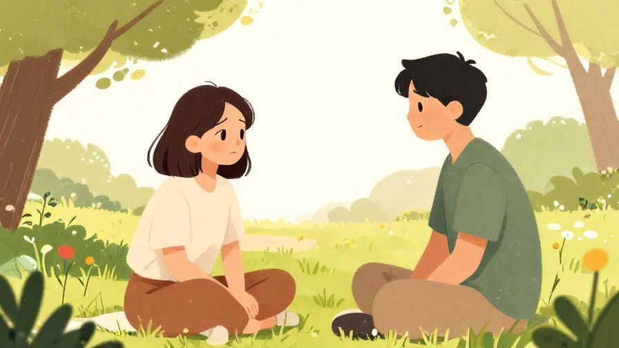 Illustration%20of%20a%20gentle%20scene%20with%20two%20people%20chatting%20in%20a%20park%2C%20one%20looking%20concerned%2C%20soft%20colors%2C%20illustrated%20style