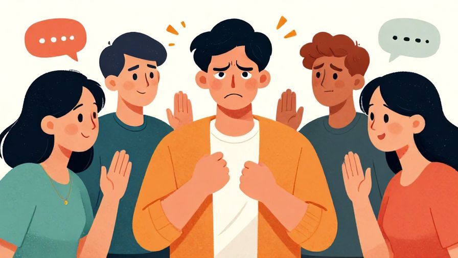 Illustration%20of%20a%20group%20chatting%20while%20one%20person%20interrupts%20with%20a%20displeased%20expression%2C%20detailed%20background%2C%20vibrant%20colors%2C%20illustrated%20style