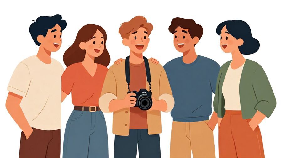 Illustration%20of%20a%20group%20of%20friends%20chatting%20and%20laughing%2C%20one%20holding%20a%20camera%2C%20illustrated%20style