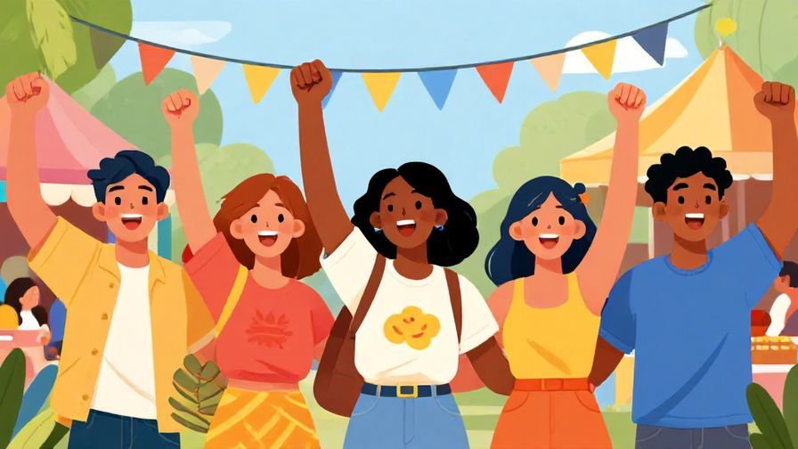 Illustration%20of%20a%20group%20of%20friends%20cheering%20at%20a%20festival%2C%20bright%20colors%2C%20illustrated%20style