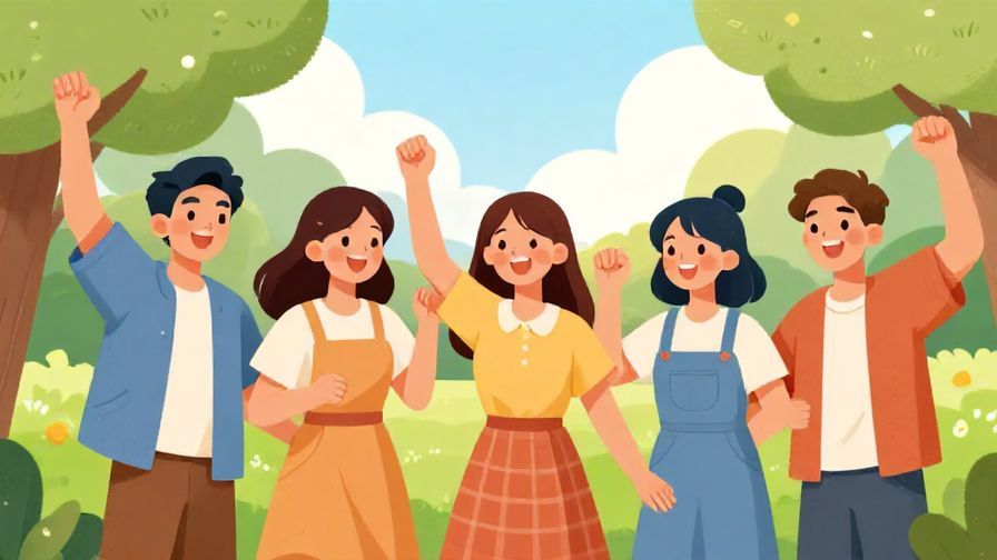 Illustration%20of%20a%20group%20of%20friends%20cheering%20and%20celebrating%20together%20in%20a%20park.%20Bright%20and%20joyful%20illustrated%20style