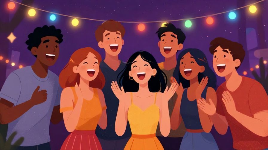 Illustration%20of%20a%20group%20of%20friends%20laughing%20and%20reacting%20in%20surprise%20at%20a%20party%20with%20colorful%20lights%2C%20illustrated%20style