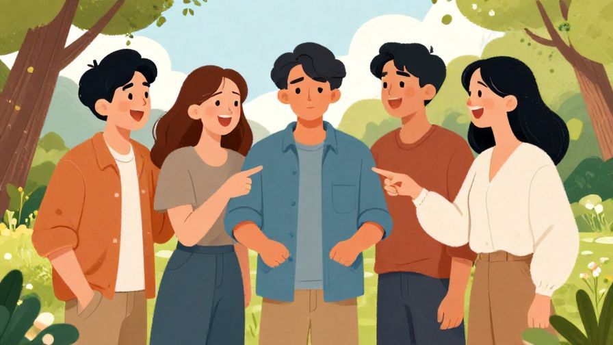 Illustration%20of%20a%20group%20of%20friends%20laughing%20and%20one%20person%20looking%20worried%20while%20others%20point%20playfully%20at%20them%20in%20a%20park%20setting%2C%20bright%20colors%2C%20illustrated%20style