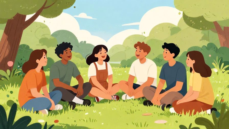 Illustration%20of%20a%20group%20of%20friends%20talking%20and%20laughing%20in%20a%20park%20setting%2C%20bright%20daylight%2C%20illustrated%20style