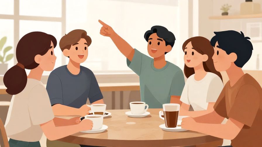 Illustration%20of%20a%20group%20of%20friends%20with%20one%20person%20pointing%20assertively%20while%20others%20listen%20in%20a%20casual%20cafe%20setting%2C%20bright%20and%20friendly%20illustrated%20style
