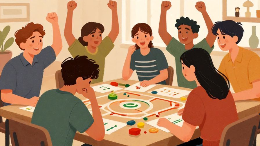 Illustration%20of%20a%20group%20playing%20games%20with%20one%20person%20looking%20disappointed%20and%20others%20cheering%2C%20detailed%20background%2C%20vibrant%20colors%2C%20illustrated%20style