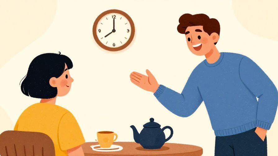 Illustration%20of%20a%20host%20cheerfully%20inviting%20a%20guest%20to%20stay%20longer%2C%20with%20a%20clock%20and%20teapot%20on%20a%20table%20nearby.%20Bright%20colors%2C%20illustrated%20style