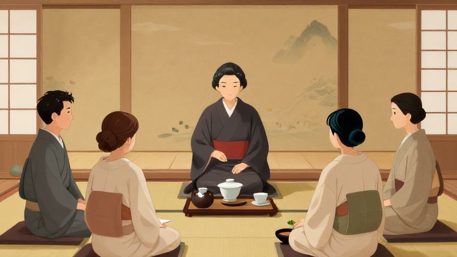 Illustration%20of%20a%20host%20offering%20guests%20different%20choices%20in%20a%20tea%20ceremony%20setting%2C%20traditional%20Japanese%20room%2C%20warm%20colors%2C%20illustrated%20style