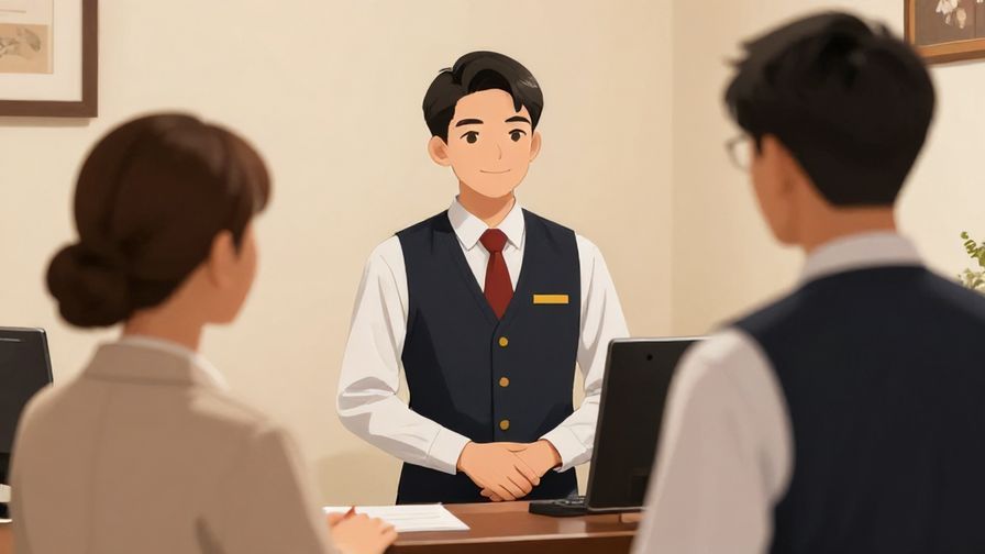 Illustration%20of%20a%20hotel%20front%20desk%20staff%20politely%20acknowledging%20a%20guest%20with%20a%20respectful%20smile%20and%20traditional%20uniform.