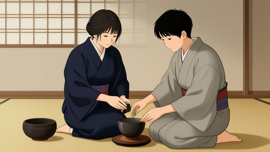 Illustration%20of%20a%20Japanese tea ceremony%20with%20calm%2C%20detailed%20background%20and%20soft%20lighting%2C%20showing%20the%20patience%20and%20anticipation%20in%20waiting%20for%20the%20tea%20to%20be%20ready%2C%20illustrated%20style