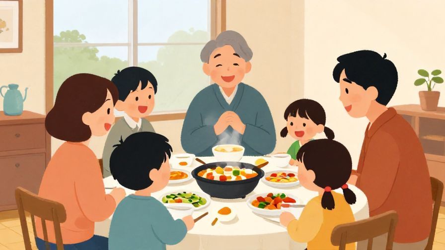 Illustration%20of%20a%20Japanese%20family%20enjoying%20a%20home-cooked%20meal%2C%20expressing%20happiness%20and%20gratitude%20around%20the%20dining%20table.%20Vibrant%20colors%2C%20warm%20lighting%2C%20illustrated%20style