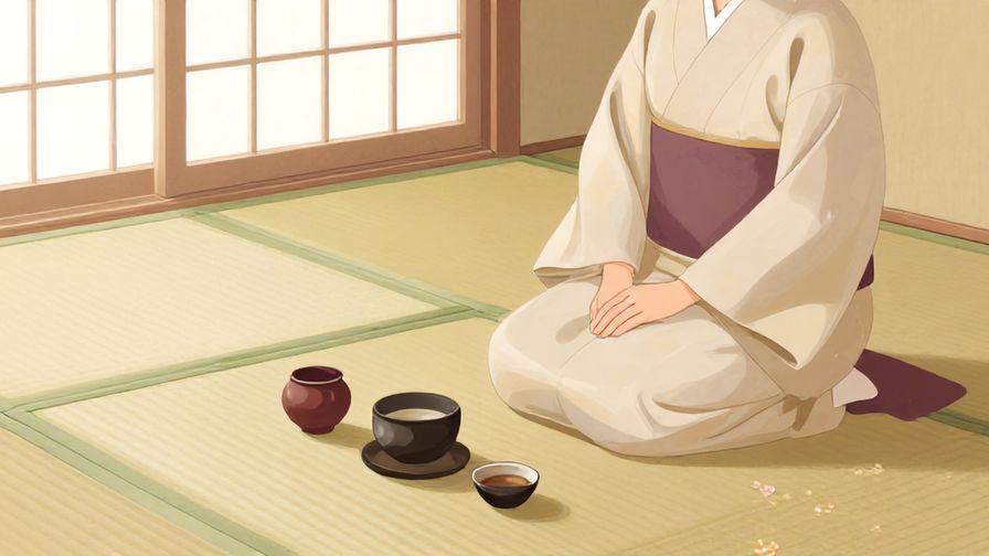 Illustration%20of%20a%20Japanese%20tea%20ceremony%20setting%20symbolizing%20calm%20and%20taking%20a%20pause%2C%20with%20soft%20tatami%20mat%2C%20delicate%20flowers%2C%20and%20gentle%20natural%20light%20in%20an%20illustrated%20style%2C%20warm%20colors