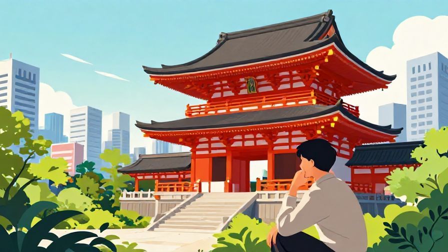 Illustration%20of%20a%20Japanese%20temple%20blended%20with%20modern%20city%20background%2C%20a%20person%20thinking%20deeply%2C%20vibrant%20colors%2C%20illustrated%20style
