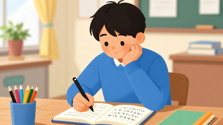 Illustration%20of%20a%20learner%20writing%20Japanese%20phrases%20in%20a%20notebook%20with%20thoughtful%20expression%2C%20colorful%20study%20room%20background%2C%20bright%20and%20vibrant%20illustrated%20style