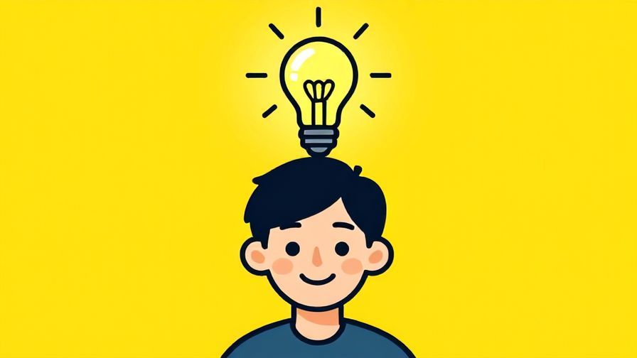 Illustration%20of%20a%20lightbulb%20moment%20above%20a%20smiling%20person%27s%20head%2C%20bright%20yellow%20background%2C%20illustrated%20style