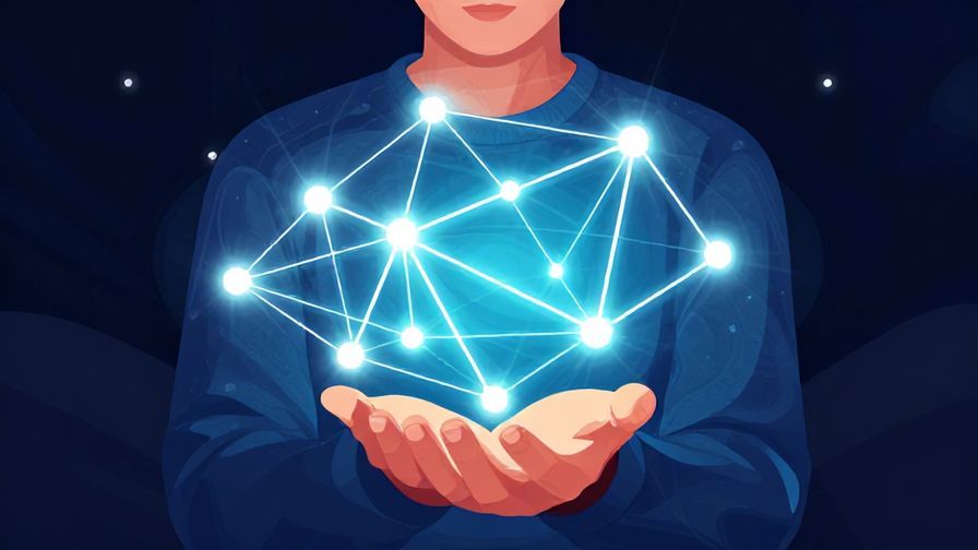 Illustration%20of%20a%20network%20of%20bright%20nodes%20and%20lines%20connecting%20around%20a%20person%20absorbing%20data%2C%20futuristic%20and%20vibrant%20colors%2C%20illustrated%20style