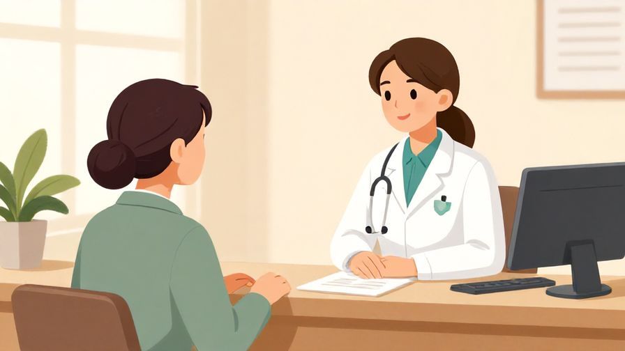 Illustration%20of%20a%20patient%20speaking%20politely%20with%20a%20receptionist%20at%20a%20clinic%20desk%2C%20warm%20lighting%2C%20illustrated%20style