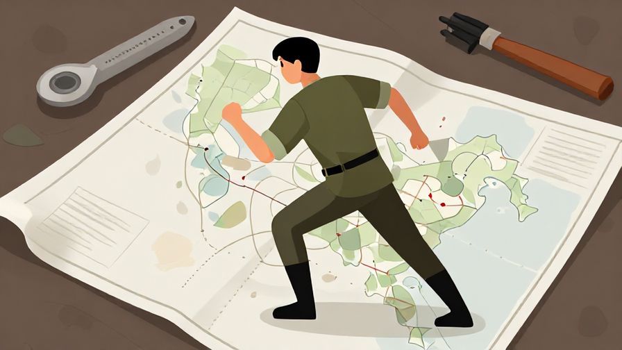 Illustration%20of%20a%20person%20actively%20preparing%20for%20battle%20or%20escape%2C%20with%20strategic%20maps%20and%20tools%20around.%20Professional%20setting%2C%20illustrated%20style