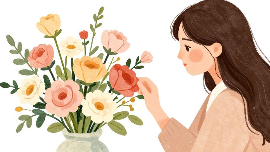 Illustration%20of%20a%20person%20admiring%20a%20beautiful%20flower%20arrangement%2C%20soft%20pastel%20colors%2C%20illustrated%20style