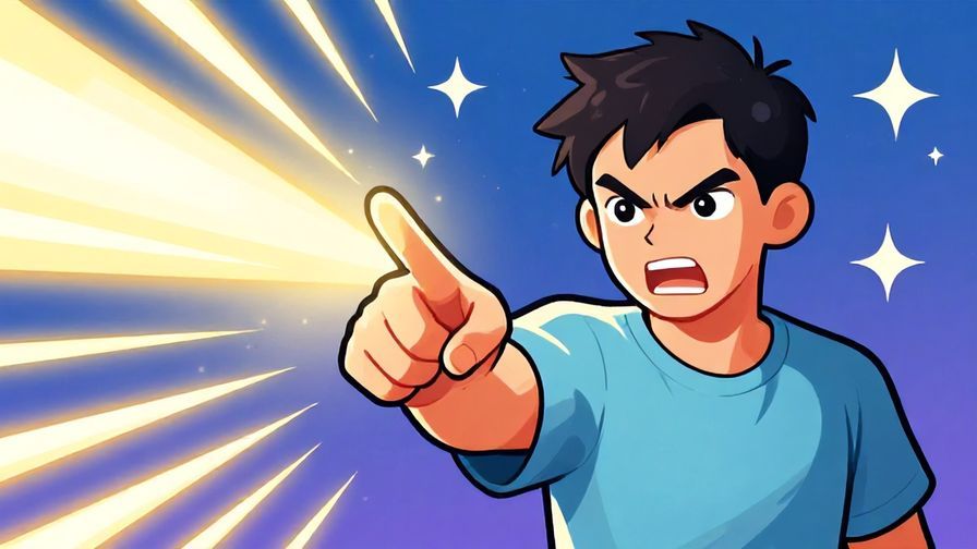 Illustration%20of%20a%20person%20angrily%20pointing%20a%20finger%20with%20sharp%20light%20rays%20and%20stars%20in%20background%2C%20vibrant%20colors%2C%20illustrated%20style