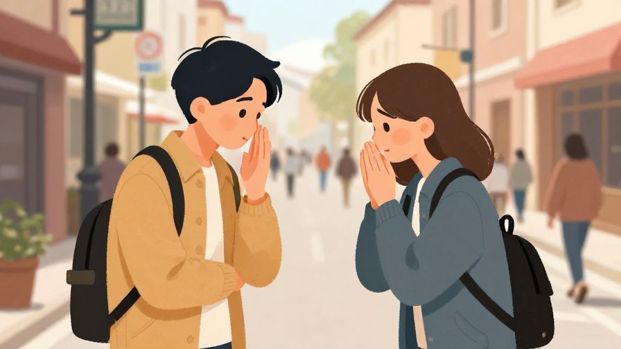 Illustration%20of%20a%20person%20apologizing%20slightly%20while%20asking%20a%20favor%20in%20a%20busy%20street%20scene